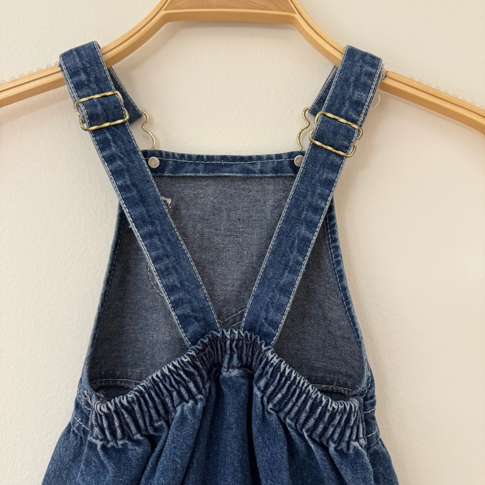 Vintage OshKosh B'gosh Blue Denim Jumper Dress Made in USA, Size 6, EUC - Picture 5 of 10